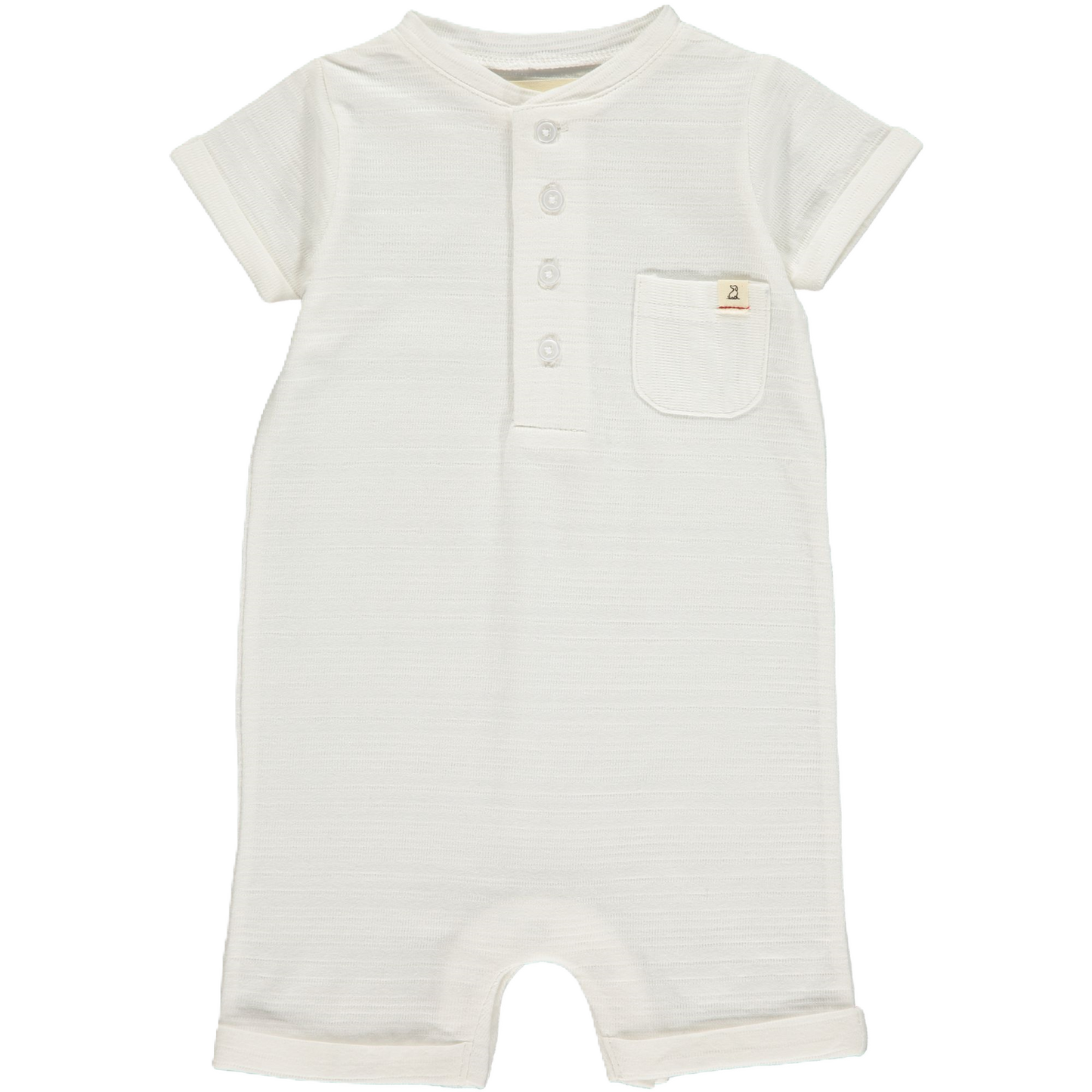White Camborne Henley Romper