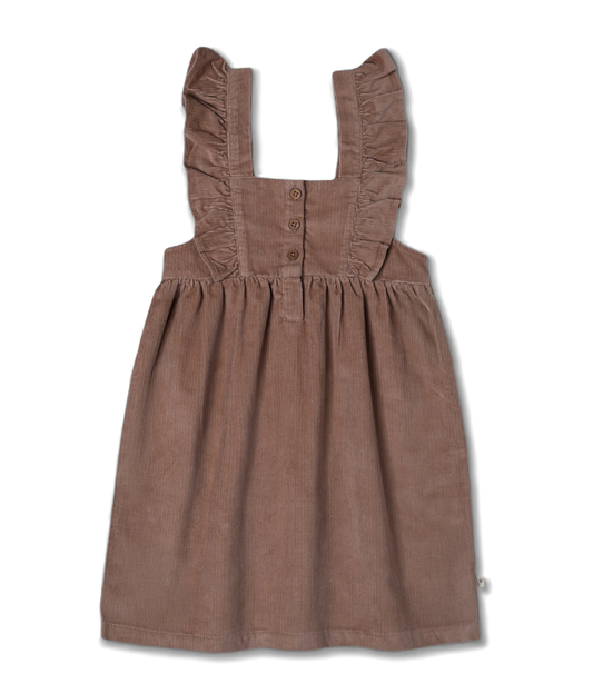 Corduroy Dress - Taupe