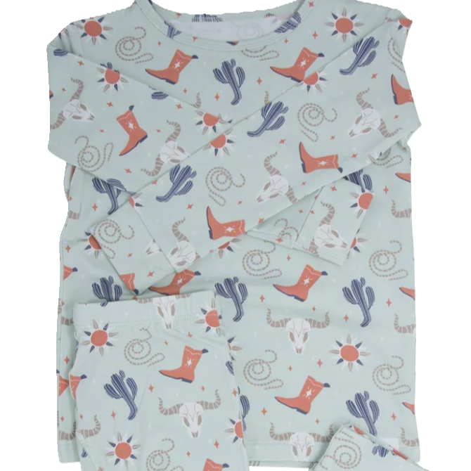Cowboy Ranch Big Kid Pajama