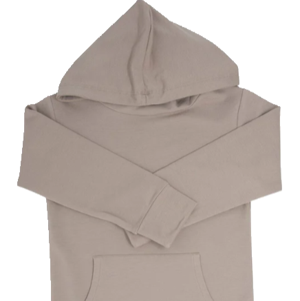 Just Taupe Hooded Jogger Set