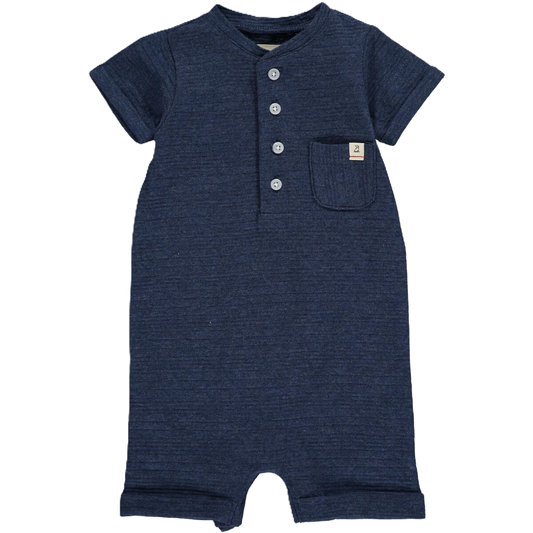 Navy Camborne Henley Romper