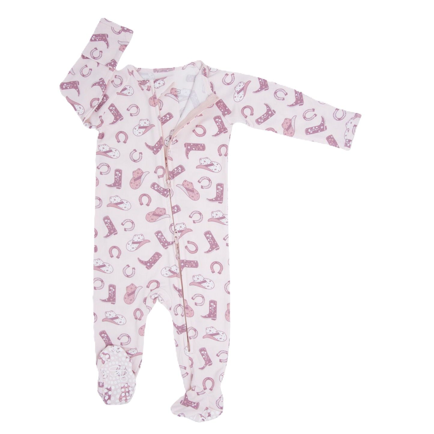 Gwen Bamboo Zipper Footie