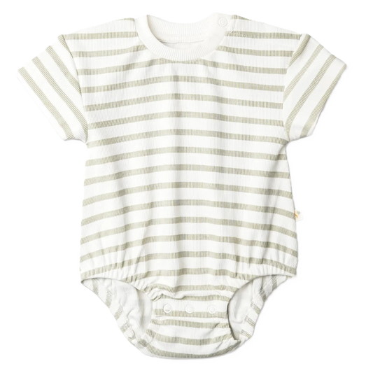 Short Sleeve Bubble Romper