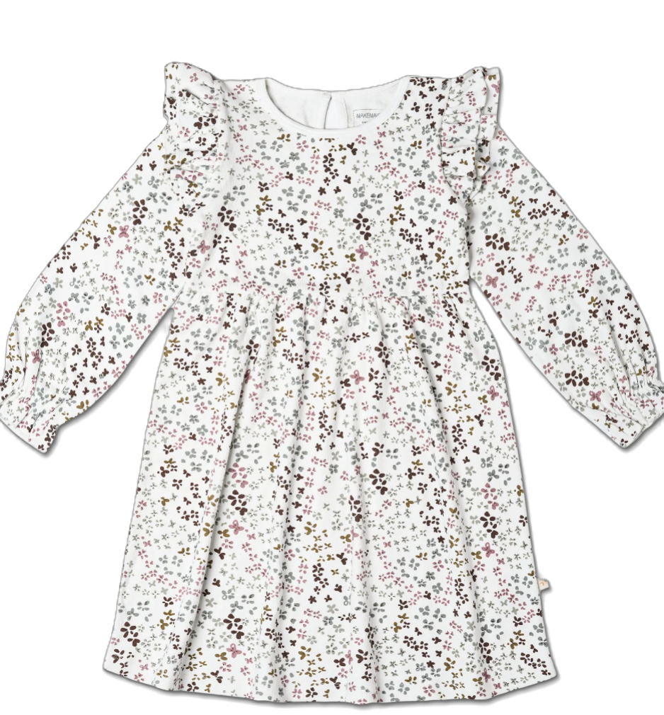 Garden Ruffle Sleeve Dress