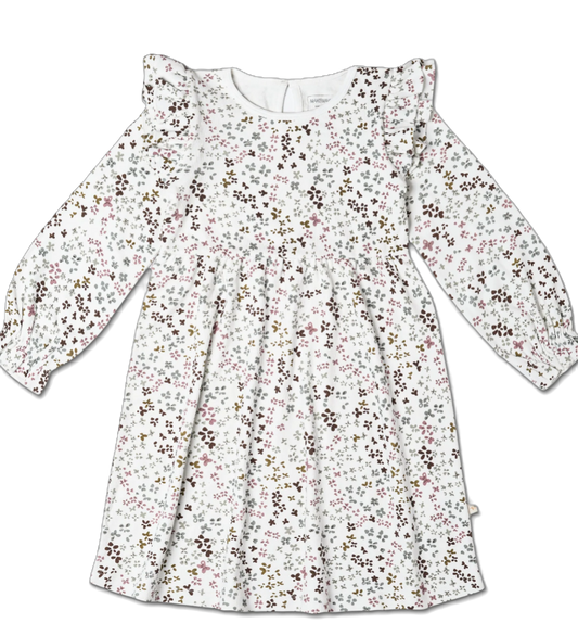 Garden Ruffle Sleeve Dress