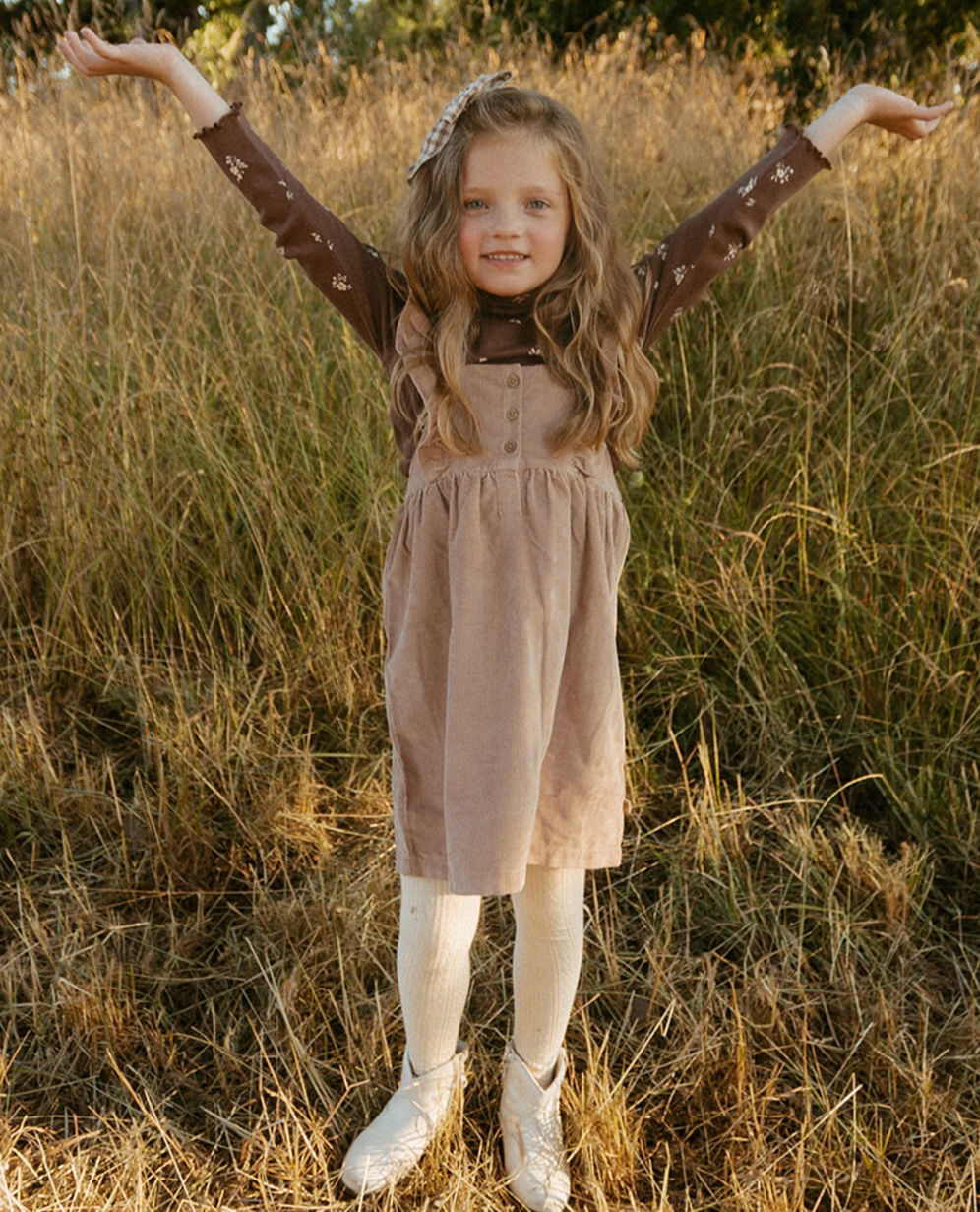 Corduroy Dress - Taupe