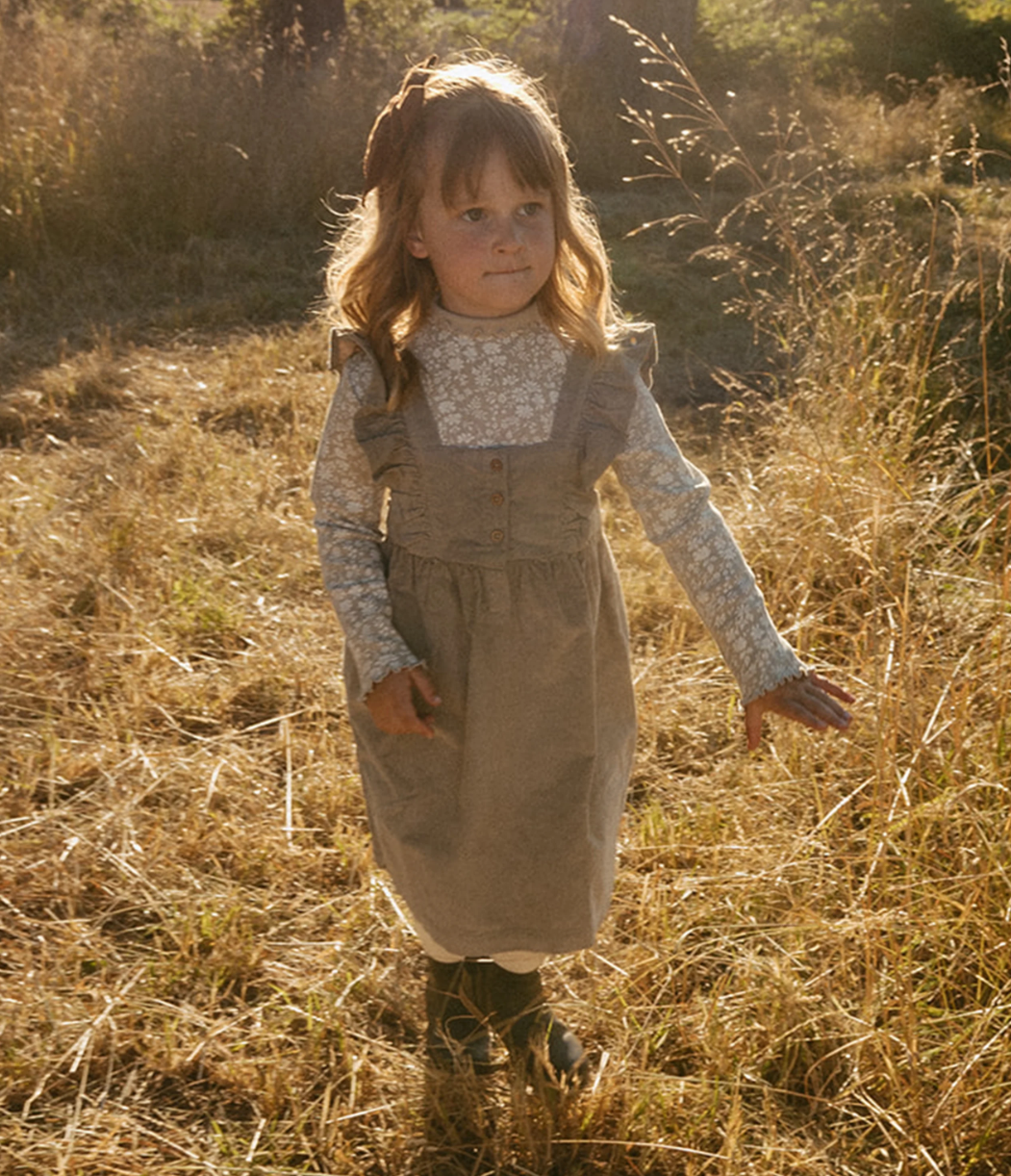 Corduroy Dress - Olive