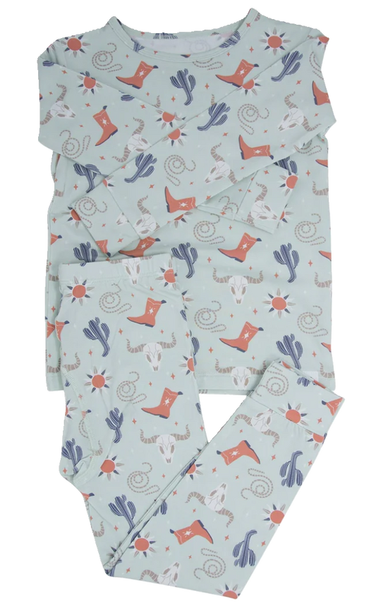 Cowboy Ranch Big Kid Pajama