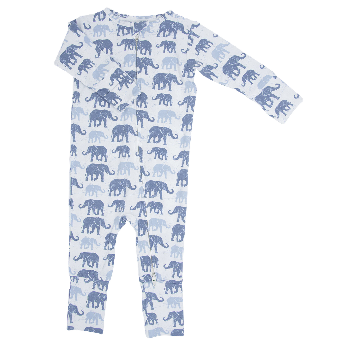 Ethan's Elephants Convertable Bamboo Romper