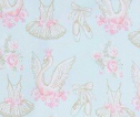 Dancing Swans Bamboo Ruffle Footie